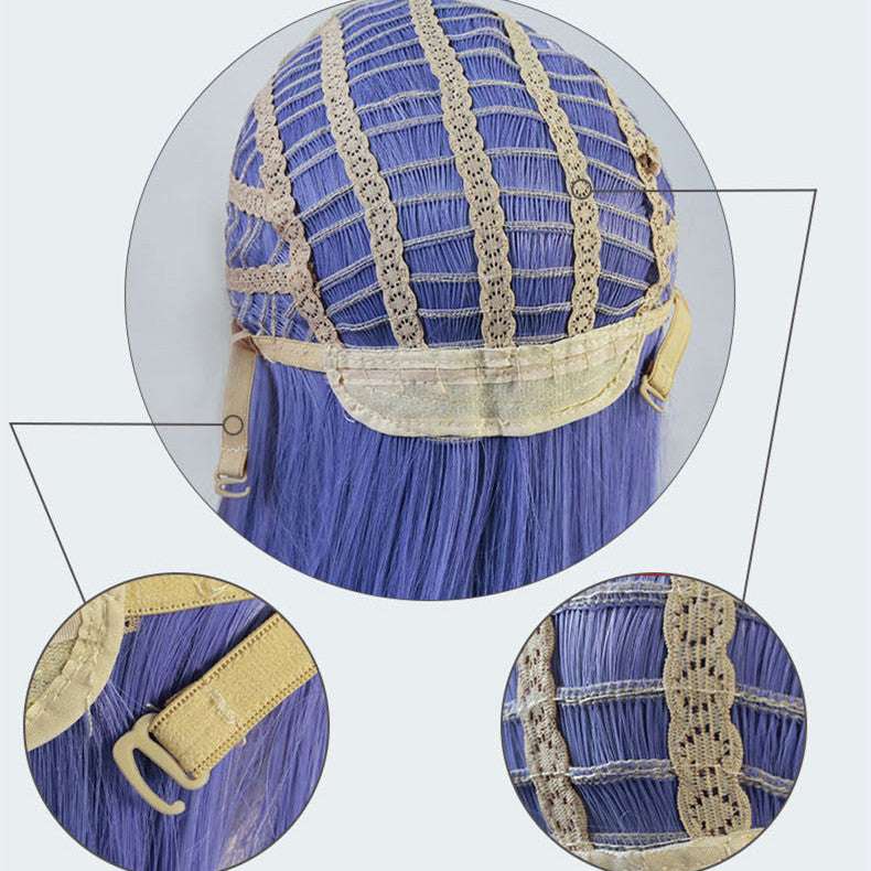 High Temperature Silk Wig With Reverse Warping Back