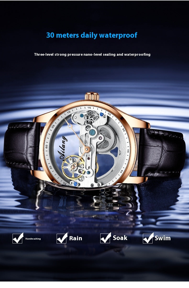 Automatic Hollow Mechanical Watch Generation Hair - globaltradeleader