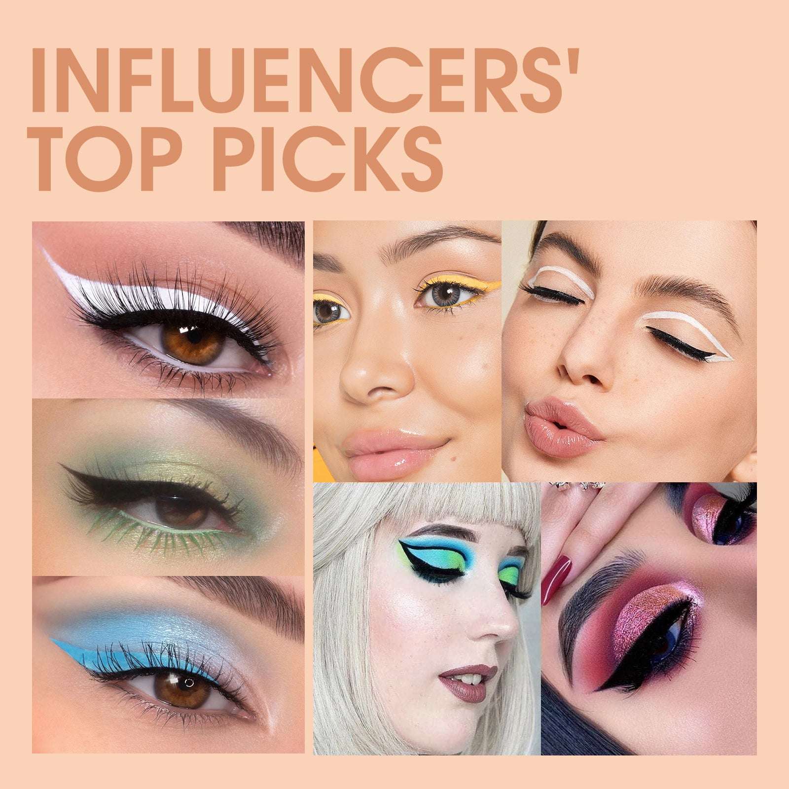 Make-up Eyeliner Liquid And Gel Pen Combination Set