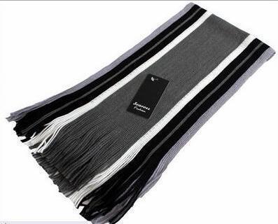 Men's Striped Scarf Korean Style All-match