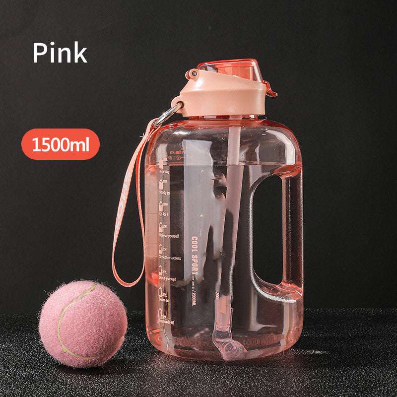 With Straw Large Portable Travel Bottles For Training Sport
