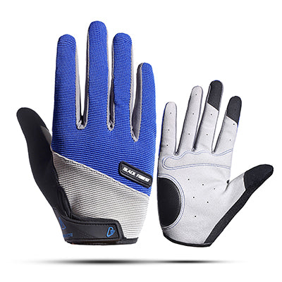 Men's And Women's Sports Non-slip Fitness Bike Full-finger Cycling Shock-absorbing Touch Screen Gloves