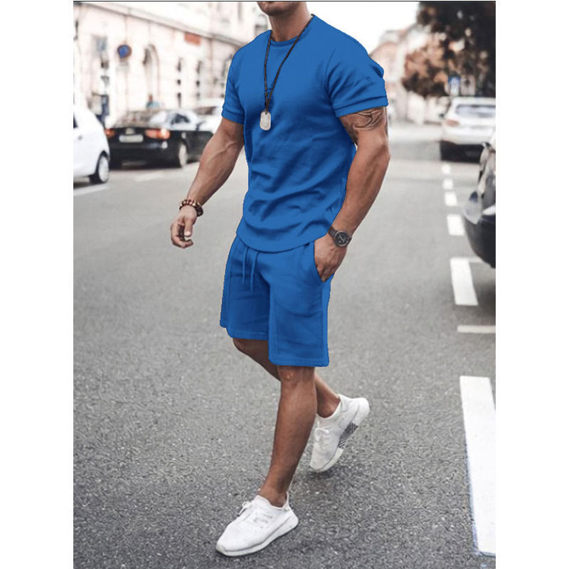 Short Sleeve Shorts Two-Piece Sports And Leisure - globaltradeleader