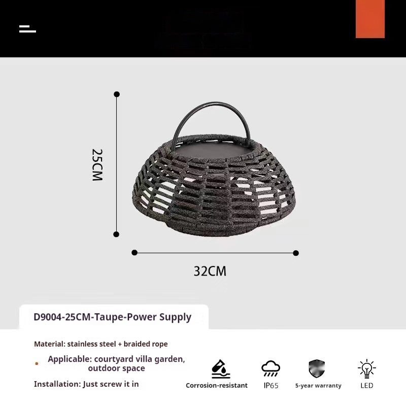 Outdoor Chandelier Garden Lamp Hanging Exposed Table Lamp Pavilion Chandelier - globaltradeleader