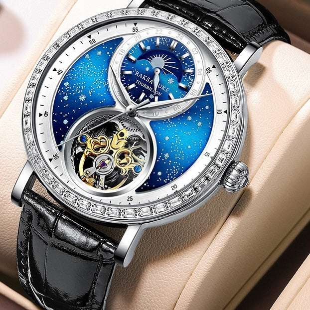 Automatic Mechanical Watch Young Men's Business All-Match Sports Watch Waterproof - globaltradeleader