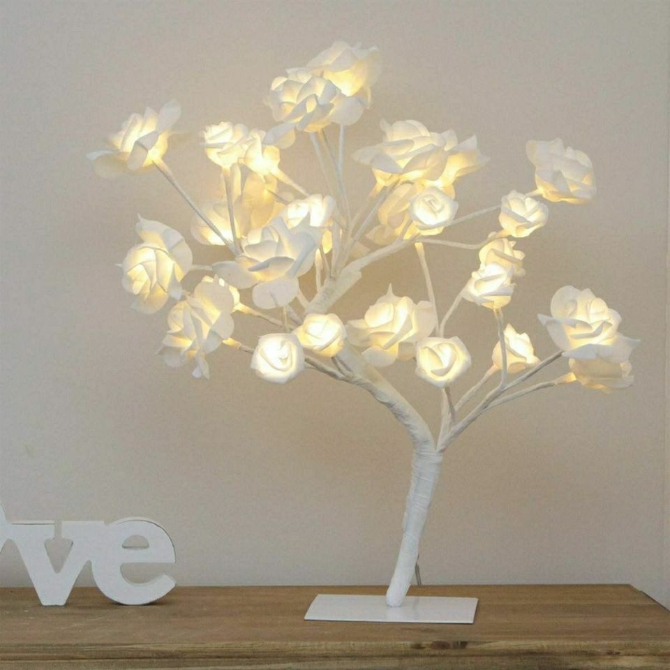 Cherry Blossom Voice-controlled Desk Lamp Room Atmosphere Bedroom - globaltradeleader