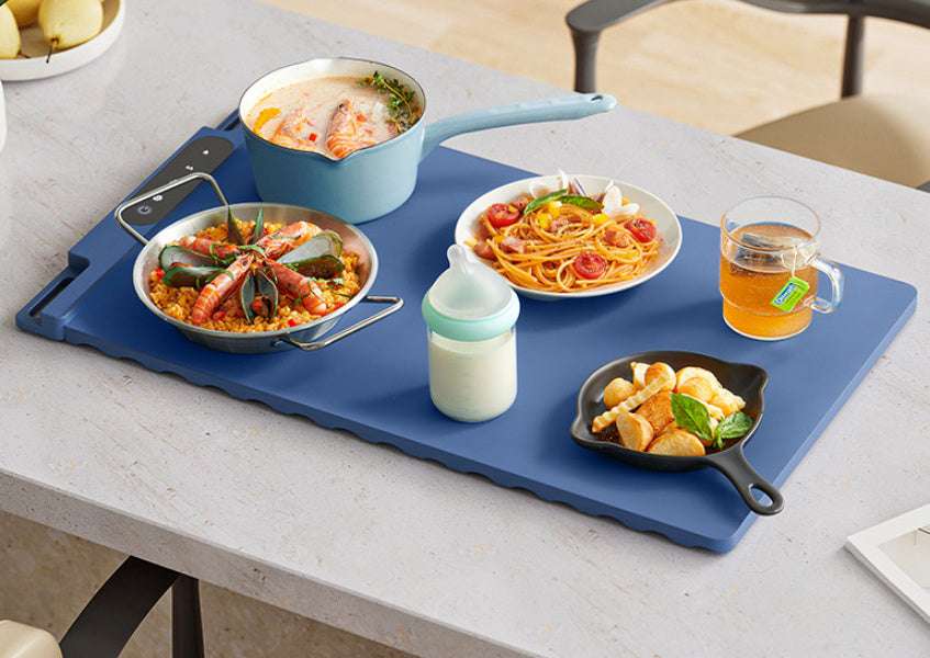 Foldable Flexible Dishes Warming Plate Artifact Household - globaltradeleader