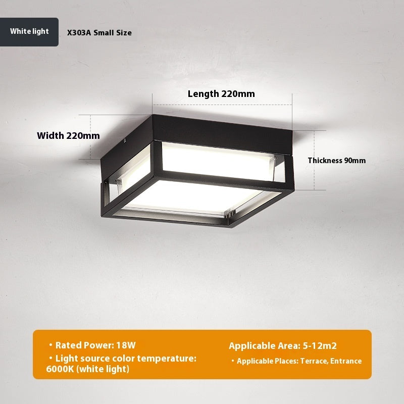 Corridor Insect-proof Ultra-thin Outdoor Ceiling Lamp - globaltradeleader