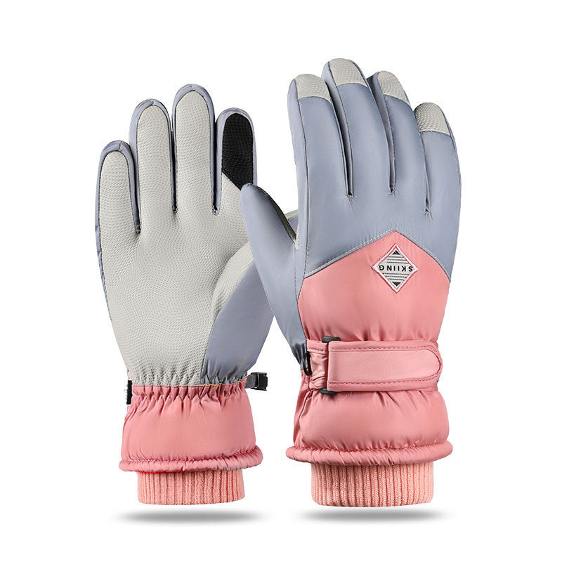 Couple Winter Fleece Thickened Warm And Windproof Gloves - globaltradeleader