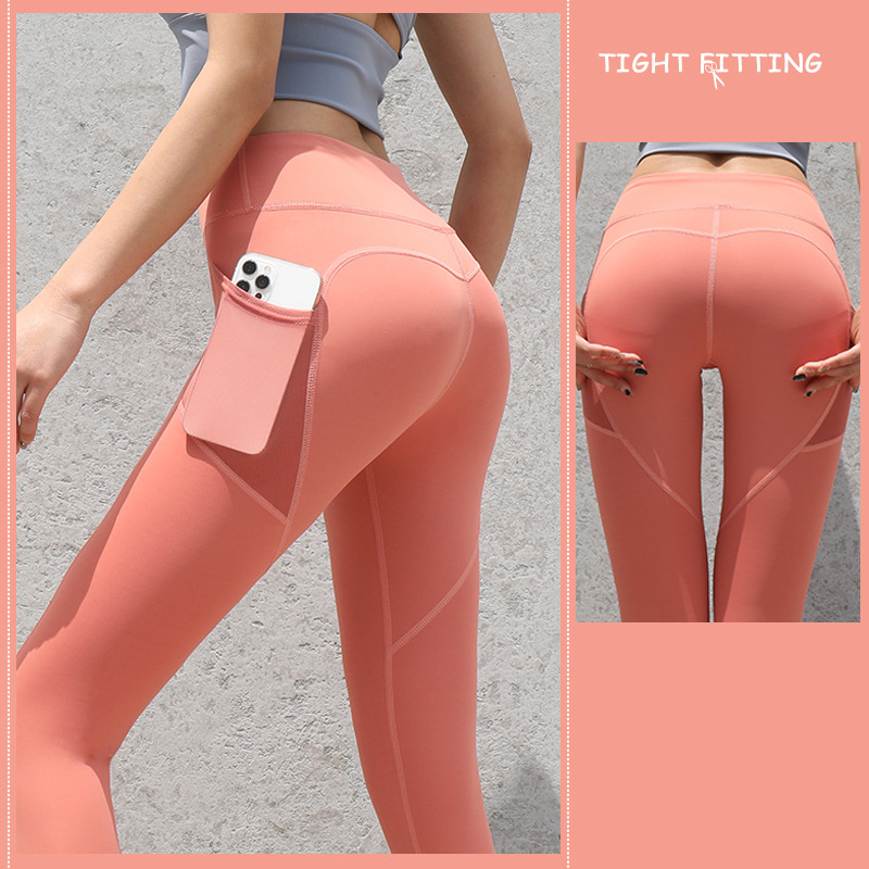 Gym Sport Seamless Leggings With Pockets Push Up High Waist Pants Women Fitness Running Yoga Pants Gym Sport Seamless Leggings - globaltradeleader