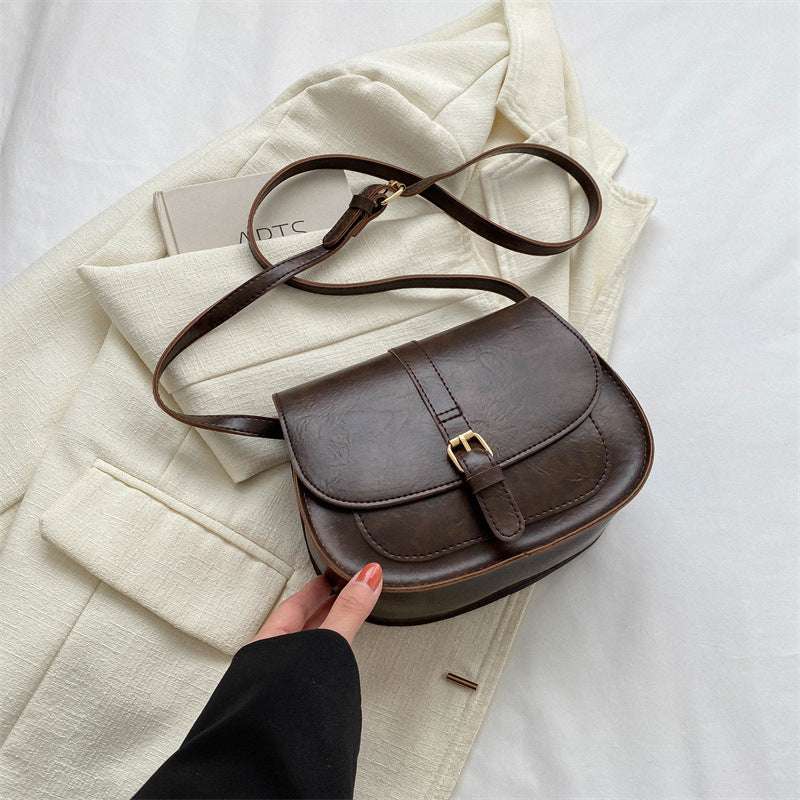 Women's Casual Fashion One Shoulder Saddle Bag - globaltradeleader