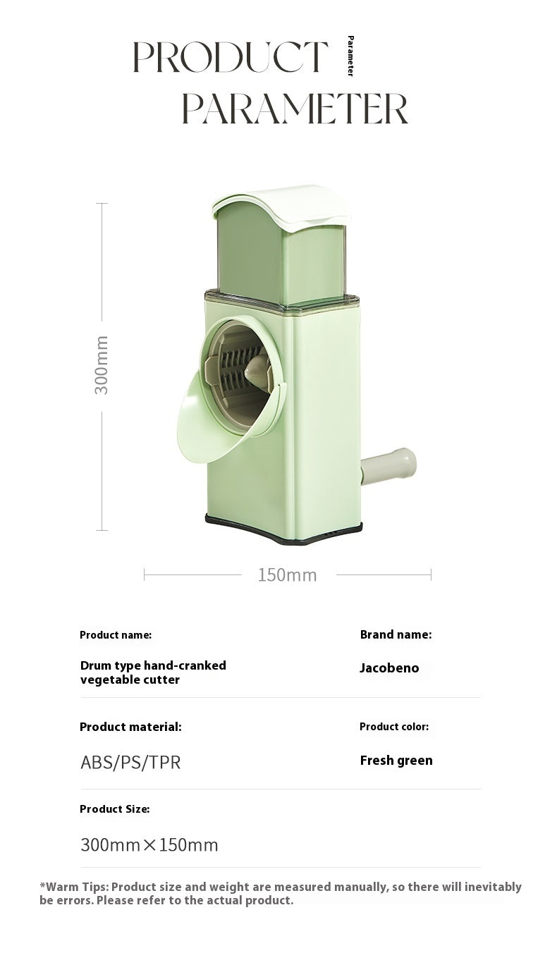 Multi-functional Hand Guard Household Kitchen Hand-cranked Drum Shredder - globaltradeleader