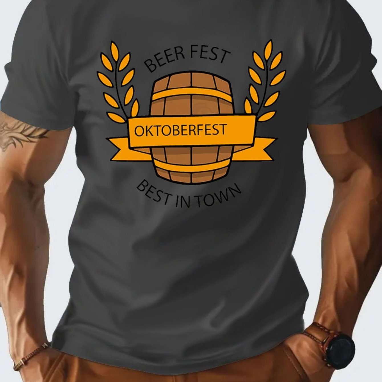 3D Digital Printed Casual Round Neck Short Sleeved Shirt - globaltradeleader