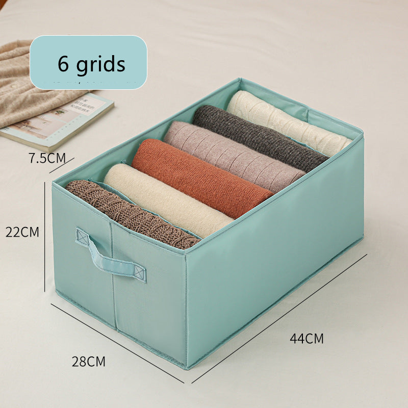 Clothes Denim Pants Drawer Organizer Box