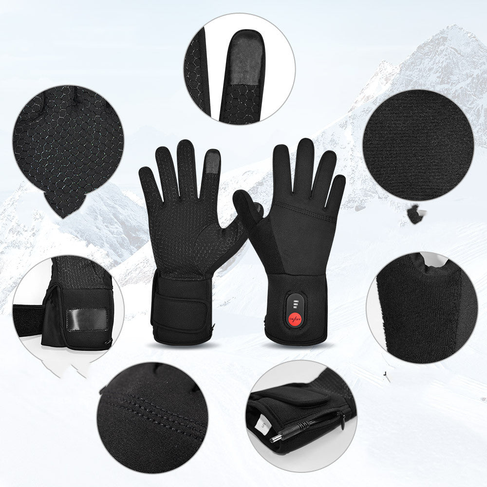 Outdoor Mountaineering Heating Gloves For Sports Riding In Winter - globaltradeleader