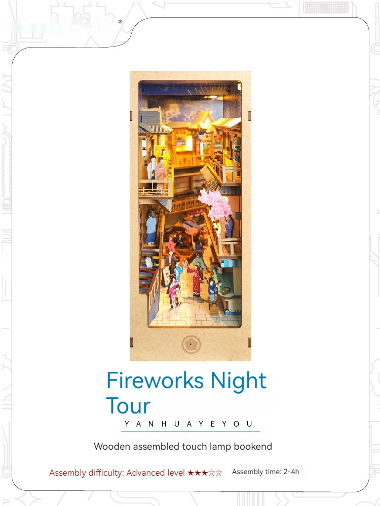 Whale Air Diy Cottage Magic World 3d Stereo Hand-assembled Book Stand Desktop Model Toy For Holiday Gift - globaltradeleader