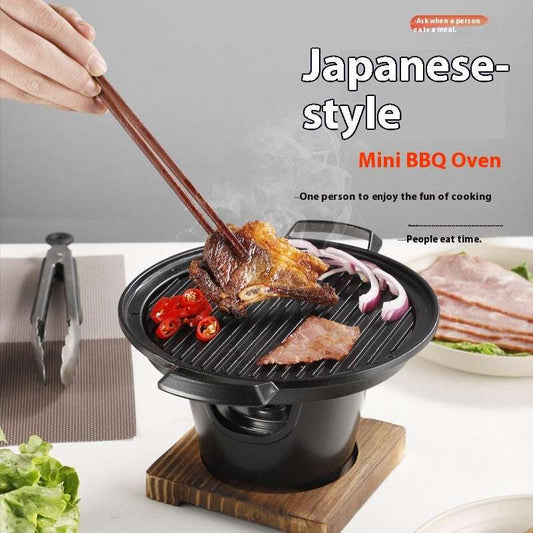 Barbecue Japanese For One Person Barbecue Stove Household Alcohol Stove Outdoor Mini Barbecue Oven Stove Carbon Barbecue Plate - globaltradeleader