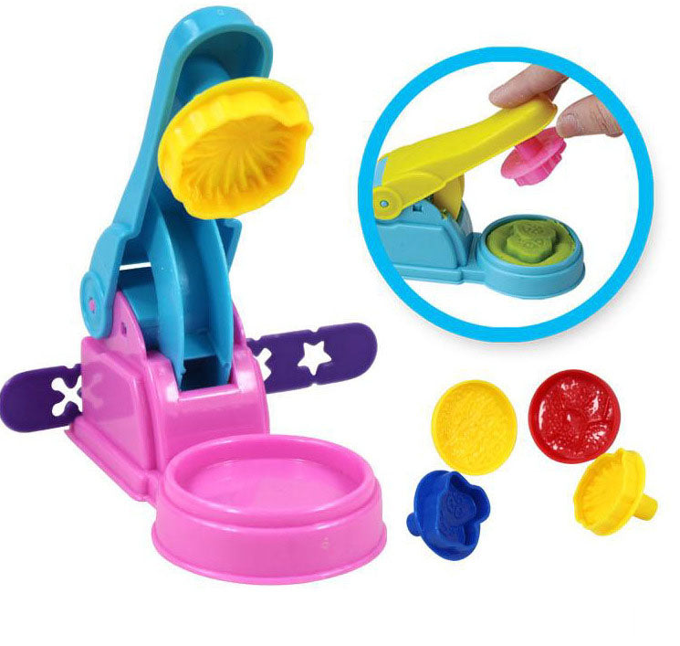 7-piece Set Of 3D Color Clay Clay Tool Plasticine Noodle Machine