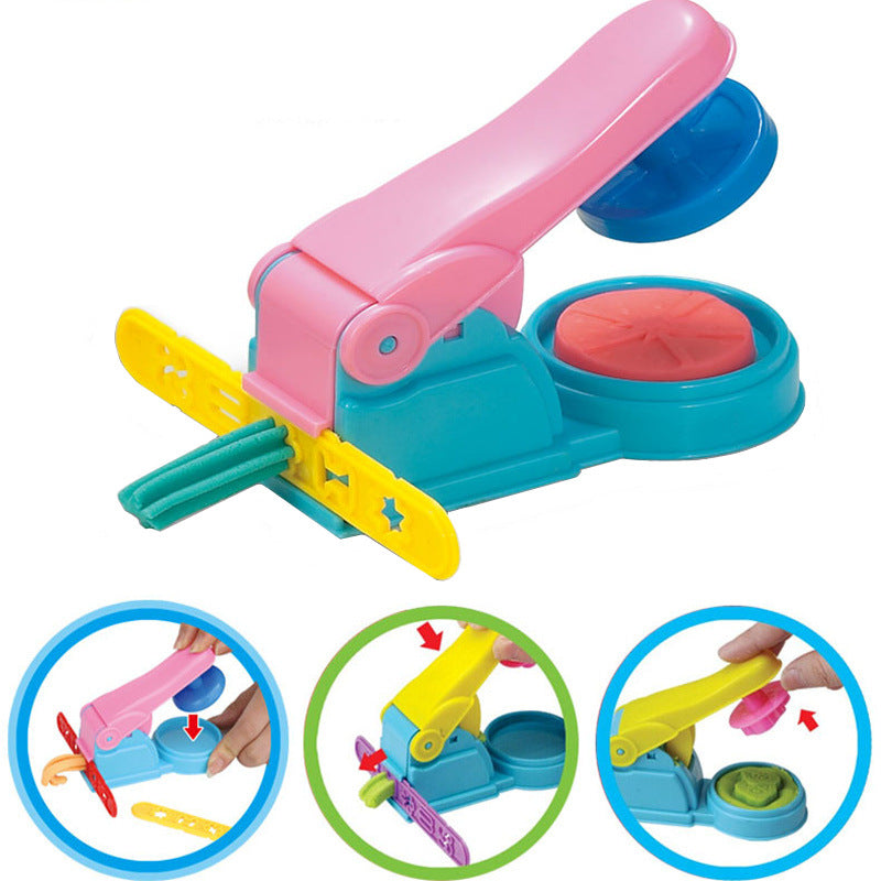 7-piece Set Of 3D Color Clay Clay Tool Plasticine Noodle Machine