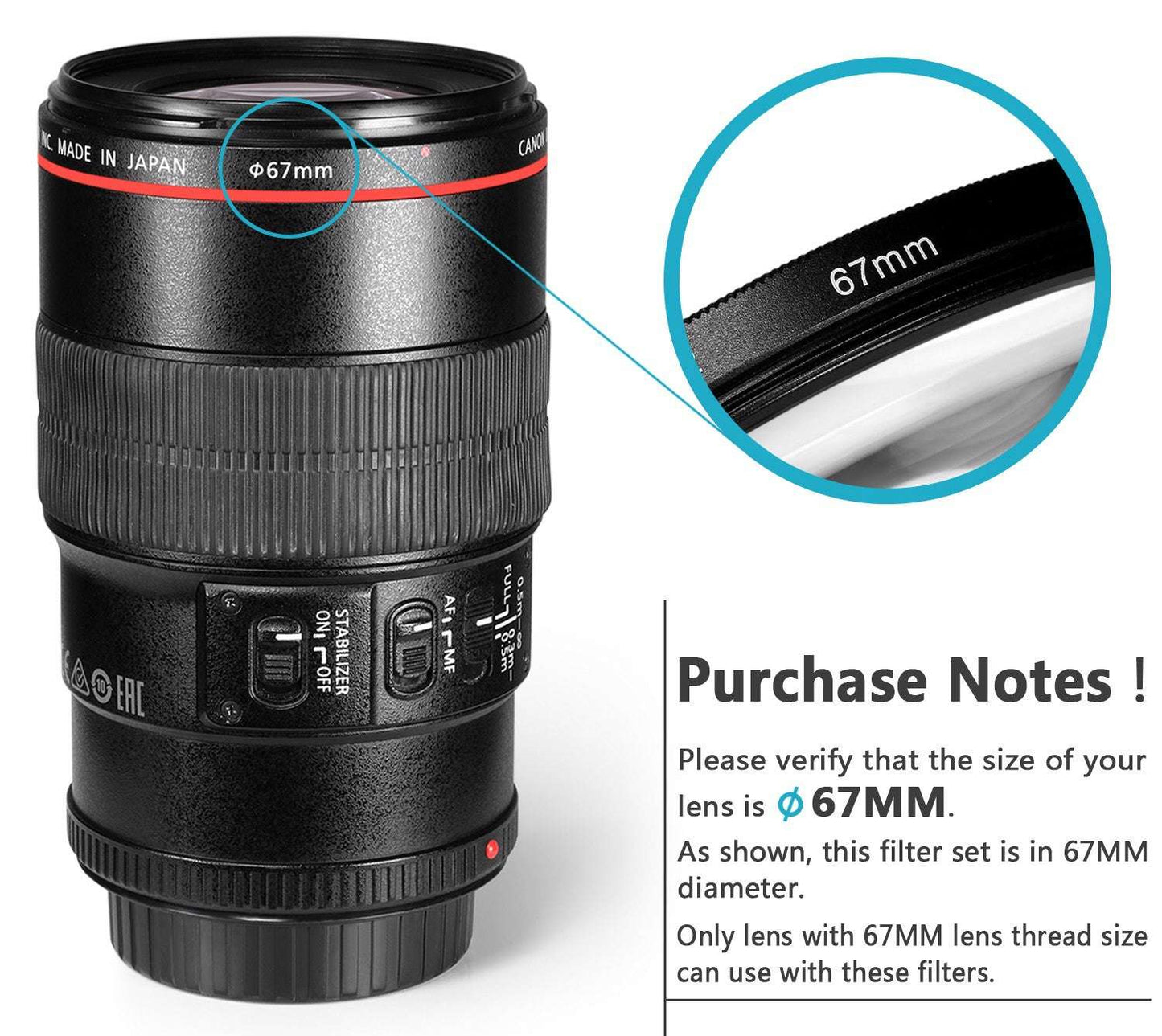 NEEWER 67MM COMPLETE LENS FILTER ACCESSORY KIT