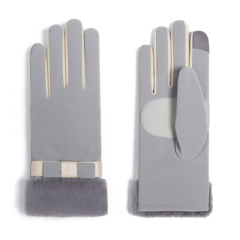 Winter Fleece-lined Thickened Touch Screen Gloves - globaltradeleader