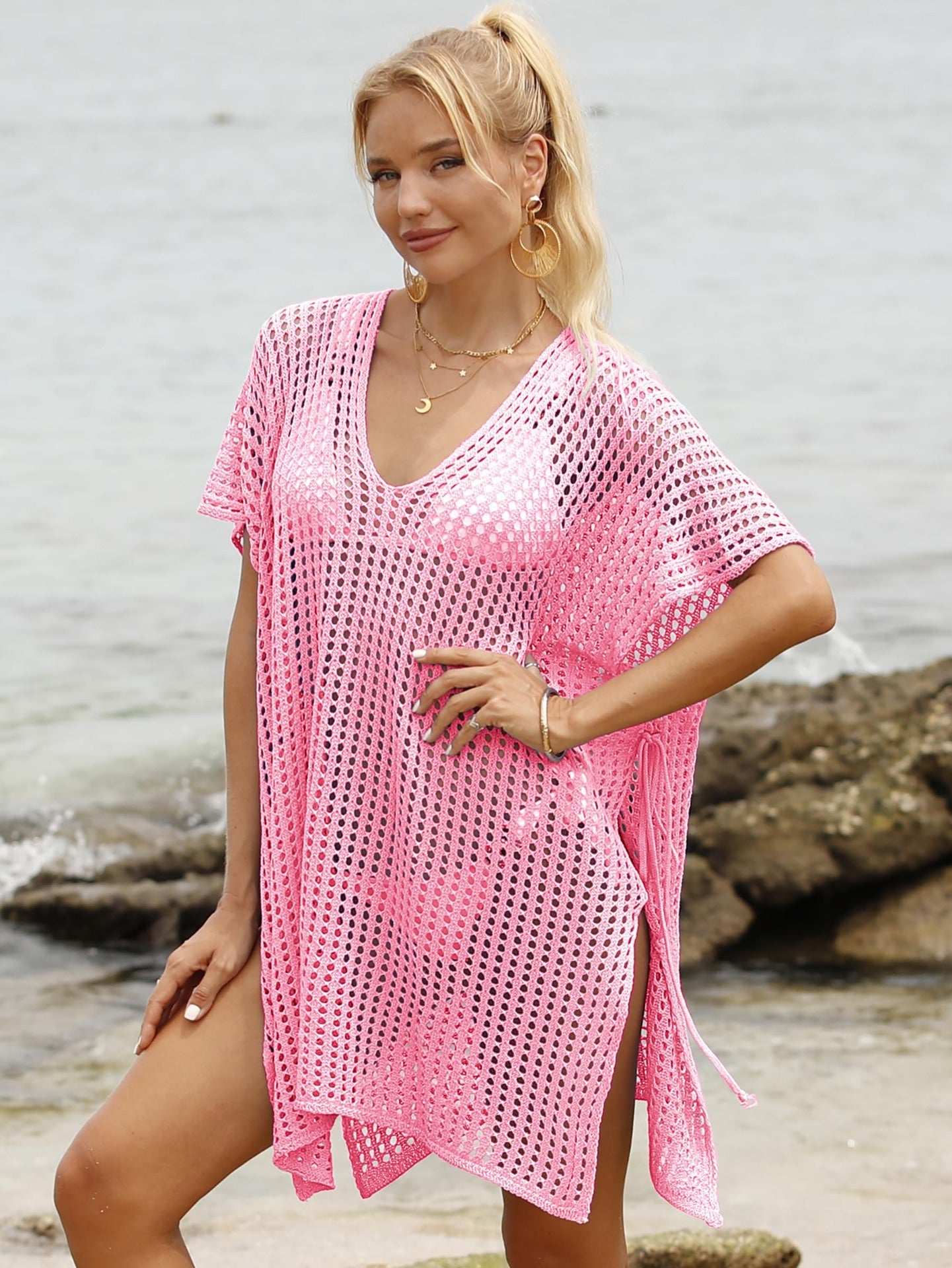 Women's Beach Bikini Blouse Woven - globaltradeleader