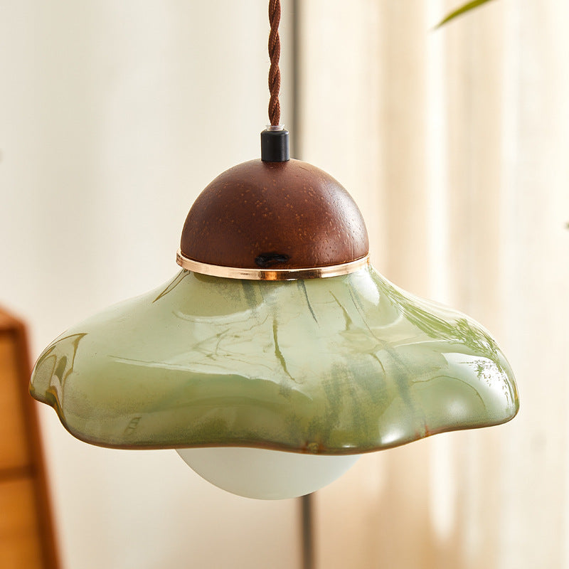 Ceramic Lamp Retro Dining Room Bedroom Bedside Small Droplight - globaltradeleader