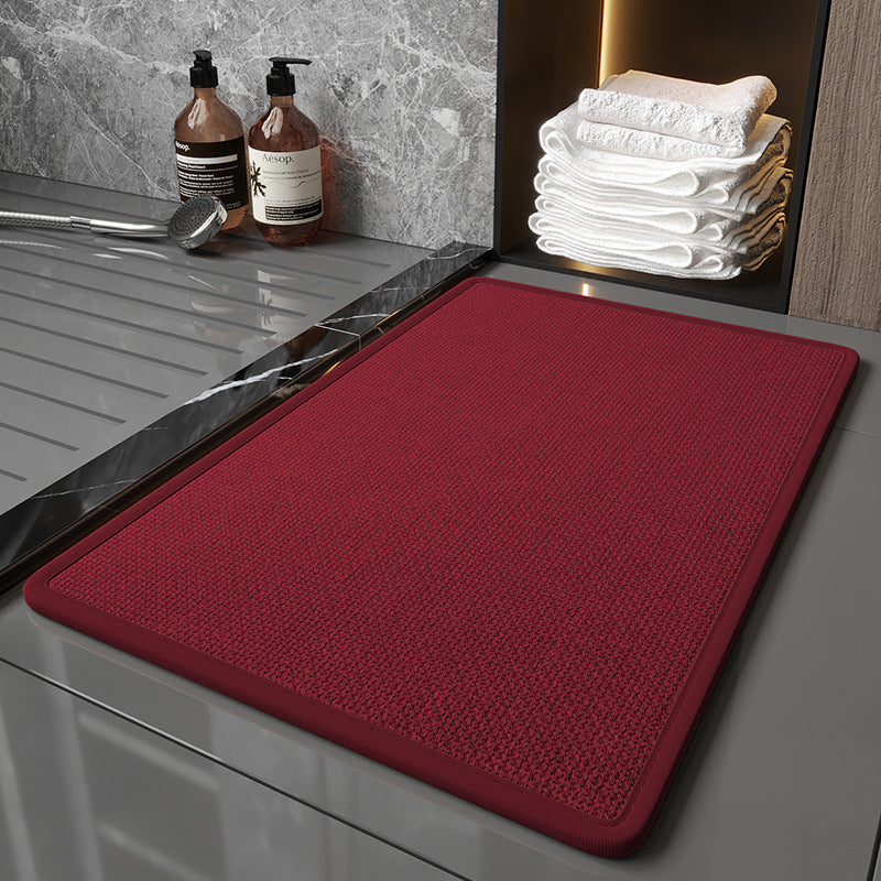 Home Fashion Linen Bathroom Mats Non-slip - globaltradeleader