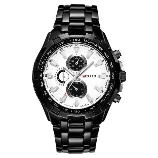 Men's Watch Business Steel Belt Quartz Watch - globaltradeleader