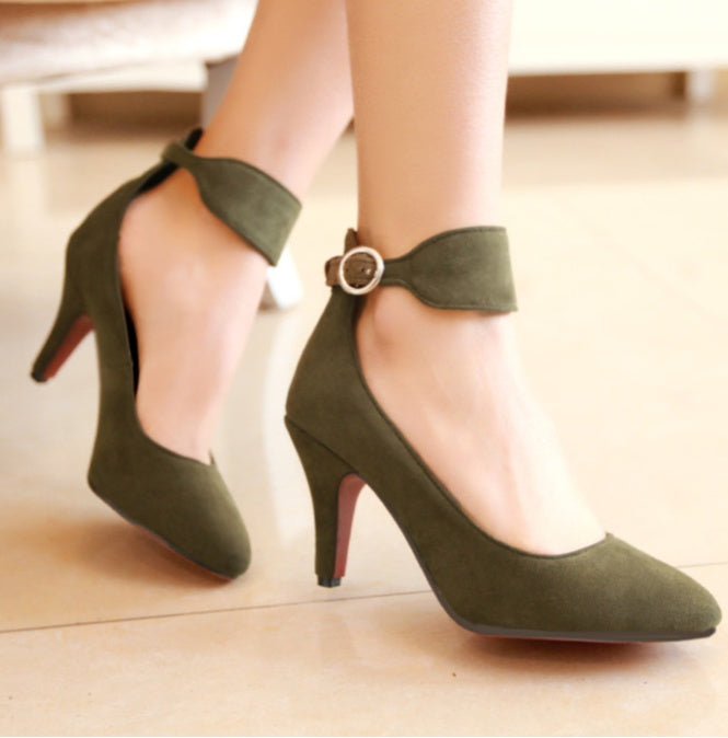 Women's shoes pointed high heels - globaltradeleader