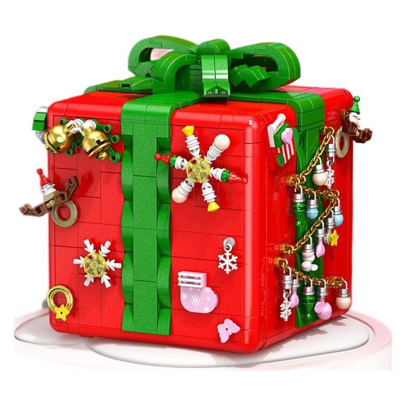 Christmas Organ Box Christmas Tree Music Box Creative Building Blocks Toys - globaltradeleader