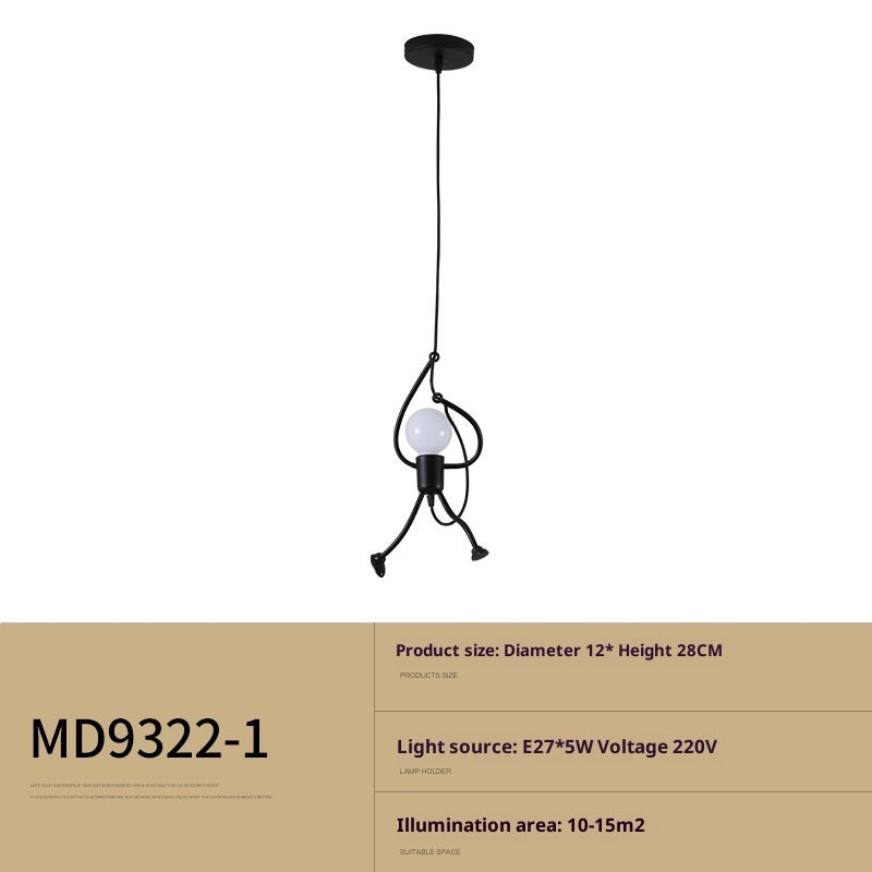 Restaurant And Cafe Clothing Store Special Decoration Small Iron Chandelier - globaltradeleader