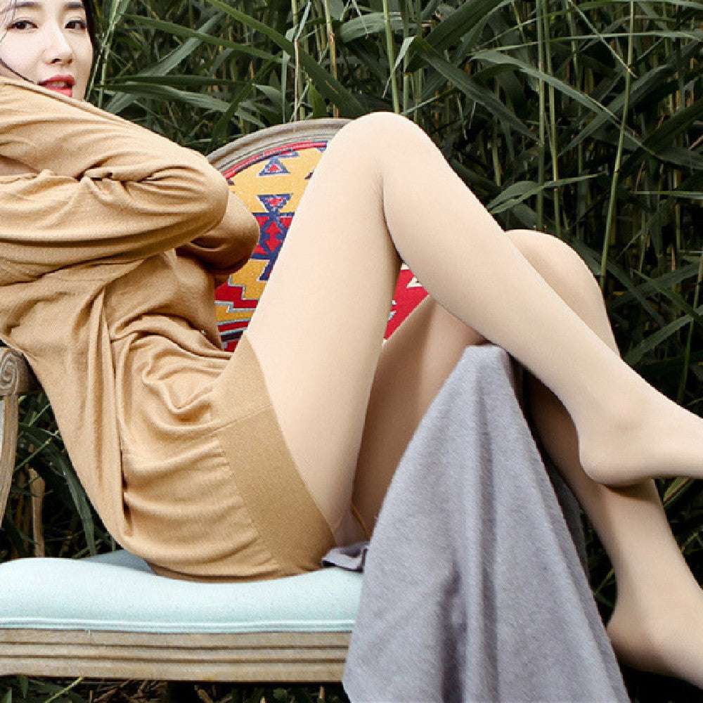 200D Superb Fleshcolor Pantynose Socks Women's Autumn And Winter Medium - globaltradeleader