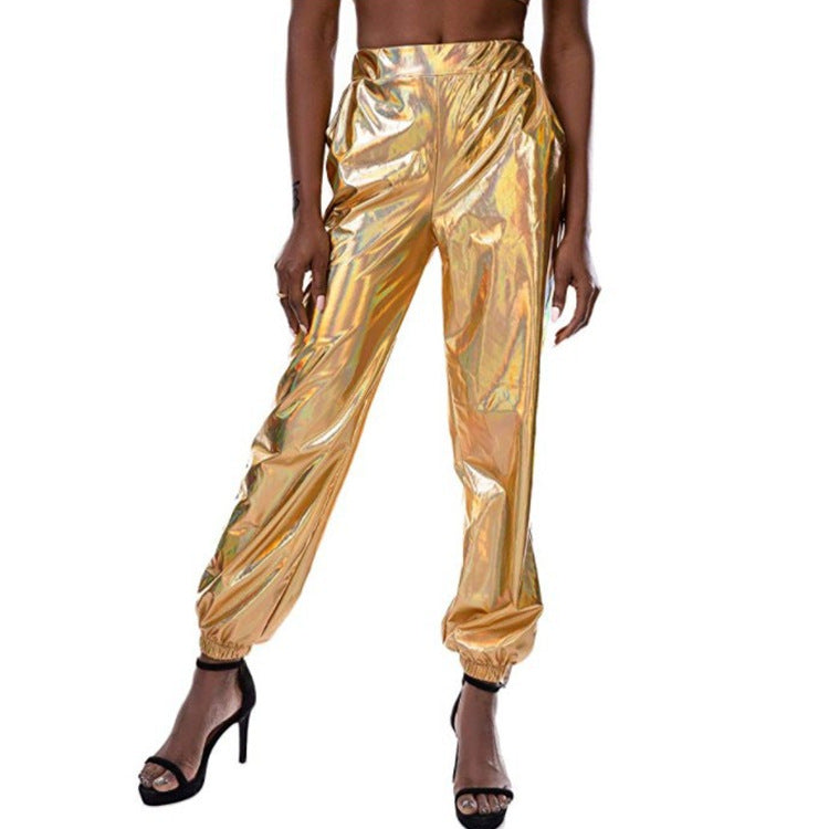 Fashion Casual Colorful Solid Color High-elastic Women's Trousers - globaltradeleader