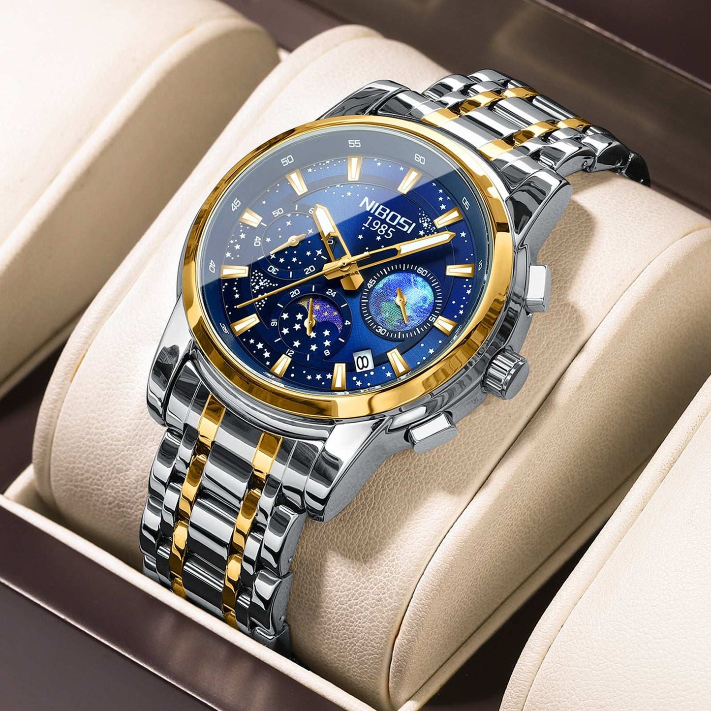 Steel Belt Men's Business Quartz Watch - globaltradeleader