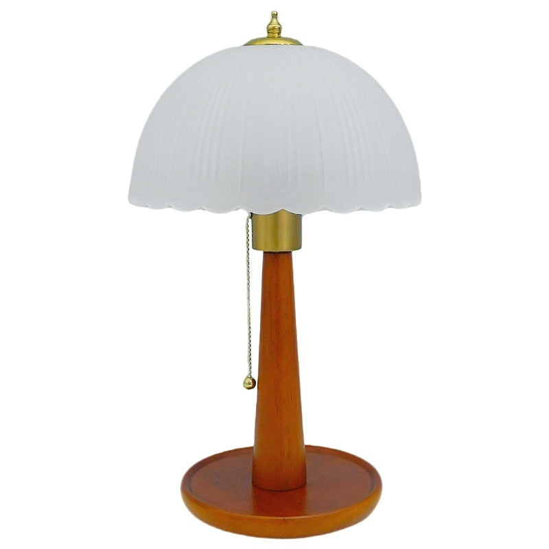 Silent Style Walnut Colors Glass Lamp French High Sense - globaltradeleader