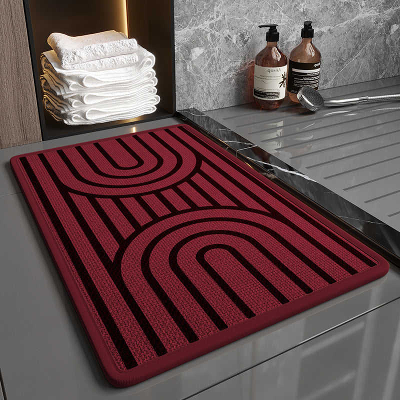 Home Fashion Linen Bathroom Mats Non-slip - globaltradeleader