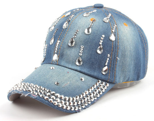 Raindrops With Diamonds And Diamonds Fashion Outdoor Cap Baseball Cap - globaltradeleader