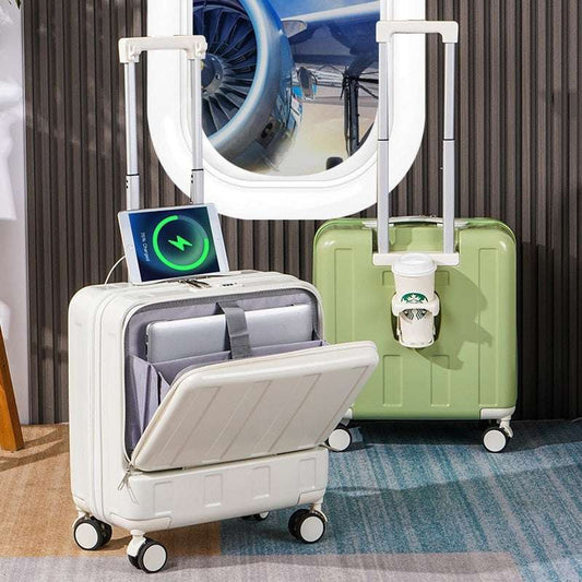 New Full-opening Multi-functional Luggage 18-inch - globaltradeleader