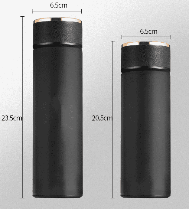 Business mug touch temperature measurement