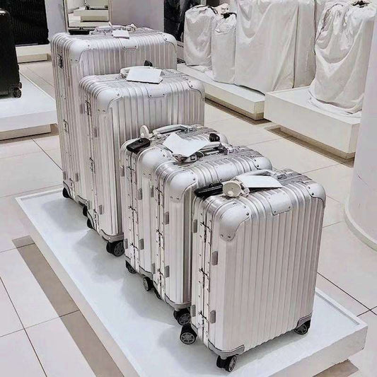 Aluminum Magnesium Alloy Luggage Large Capacity Trolley Case - globaltradeleader