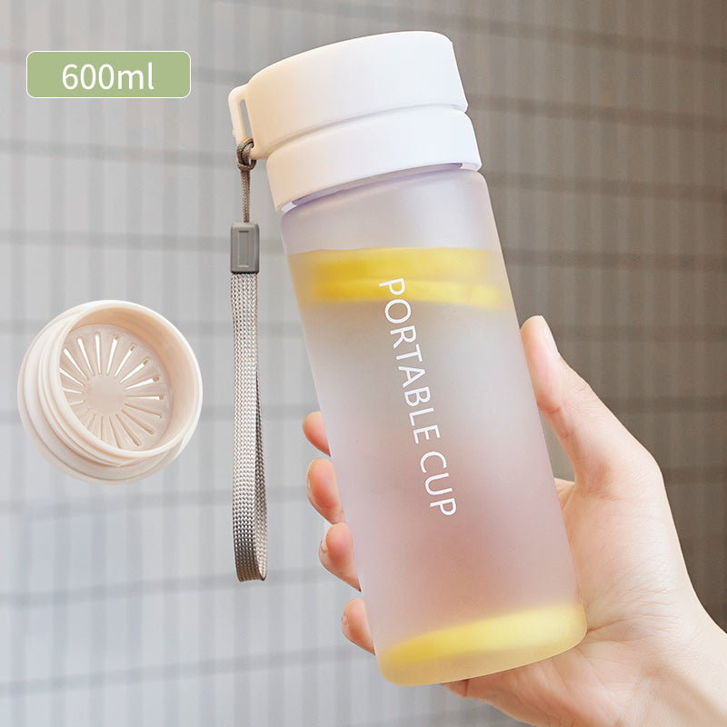 Temperature Resistance Simple Anti Fall With Scale Transparent Plastic Cup