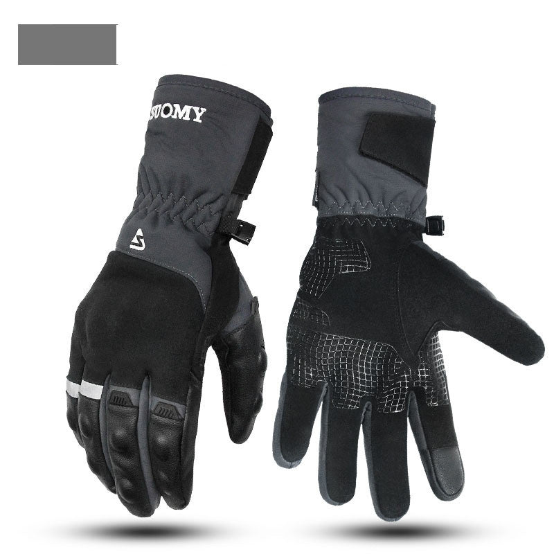 Waterproof Warm Four Seasons Winter Motorcycle Riding Gloves - globaltradeleader