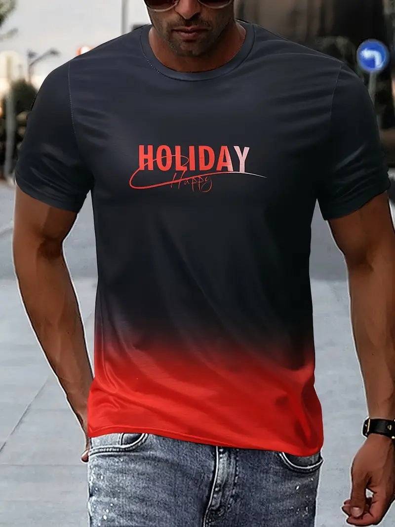 Simple Gradient 3D Printed Short Sleeve - globaltradeleader