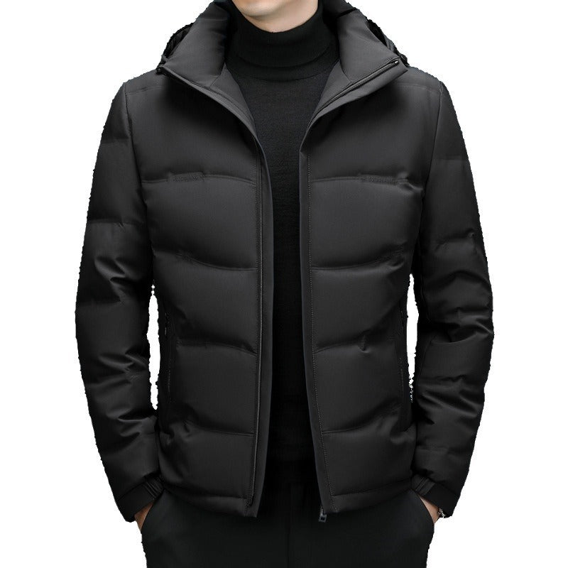 Men's Thick Down Jacket Detachable - globaltradeleader