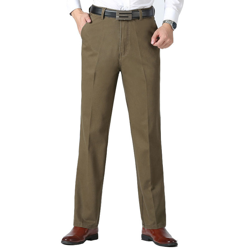 Middle-aged and elderly men's nine-point casual pants - globaltradeleader