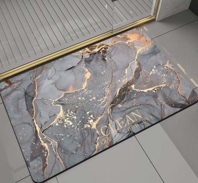 Diatom Mud Soft Entrance Bathroom Absorbent Foot Pad - globaltradeleader