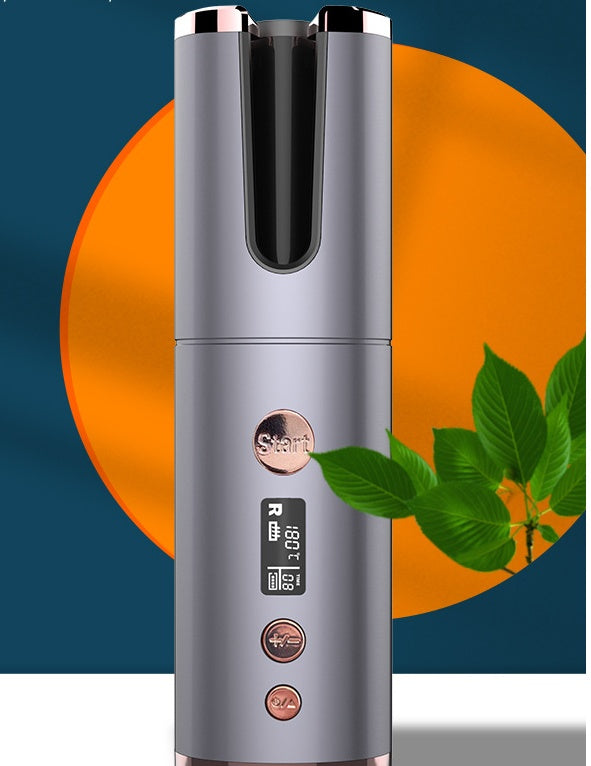 Wireless Rechargeable Curling Iron Electric Hair Curler Fully Automatic Rotating Portable Hairdresser - globaltradeleader