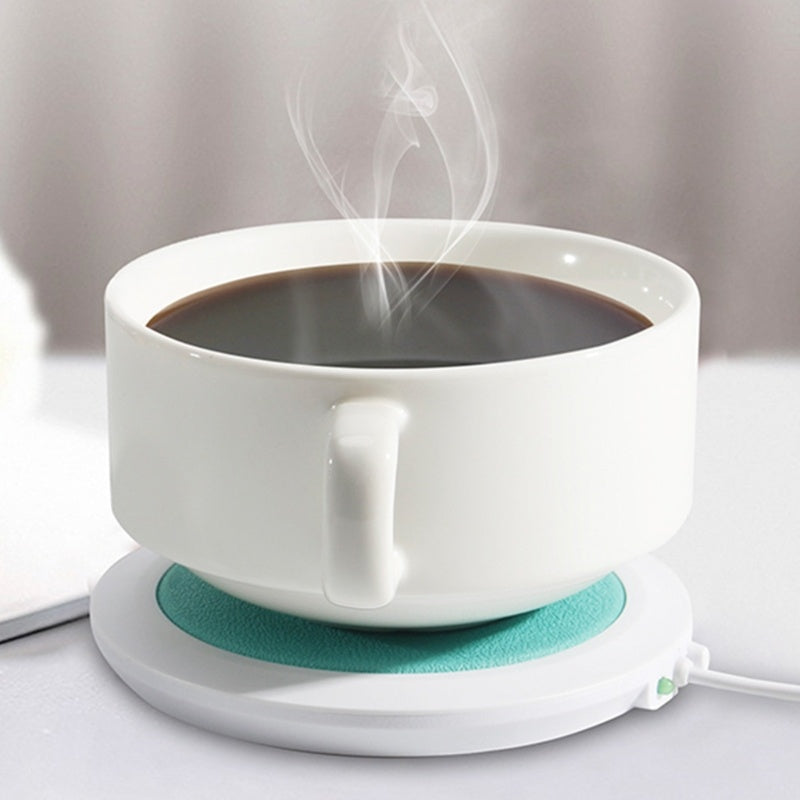 USB Powered Cup Warmer Mat Pad For Coffee Tea Beverage Drink Heating Cup Mat Tea Coffee Cup Mug Mat Creative New Year Gift - globaltradeleader