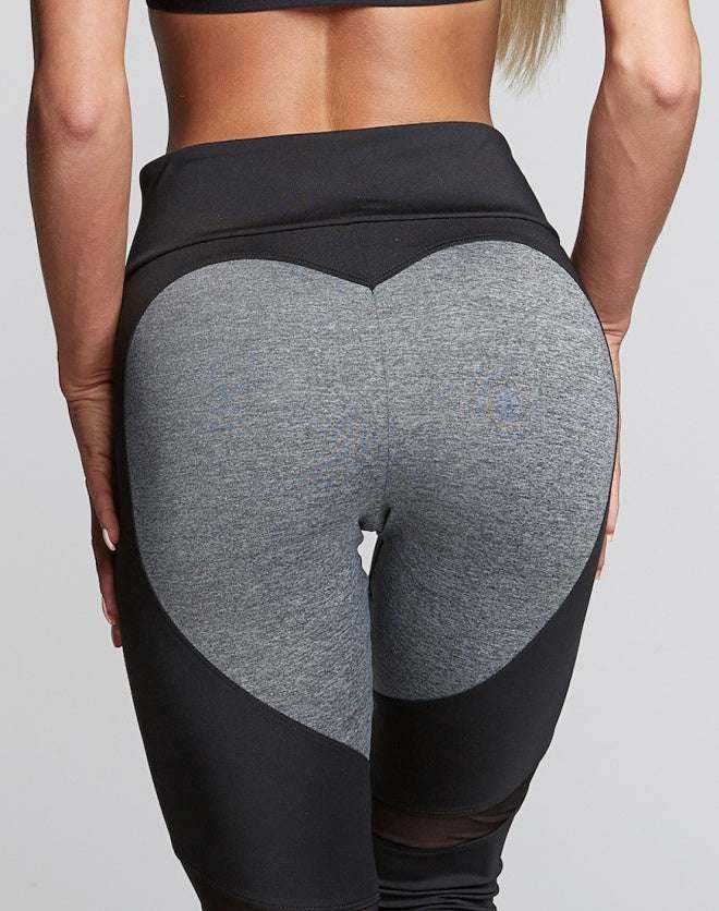 Heart Push Up Leggings Workout - globaltradeleader